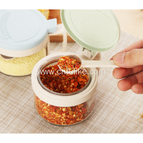 Condiment Holder Salt Condiment Container Set of 4